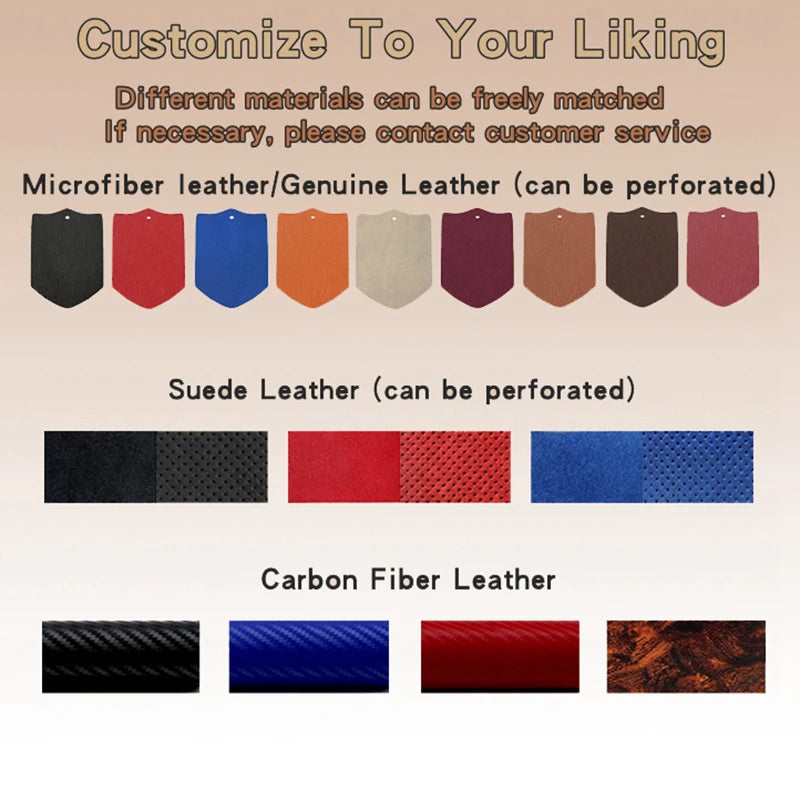 Leather Steering Wheel Protector - All-Season