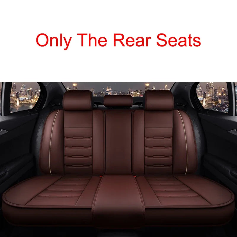 Comfort PU Leather Seat Cover Set - All-Season
