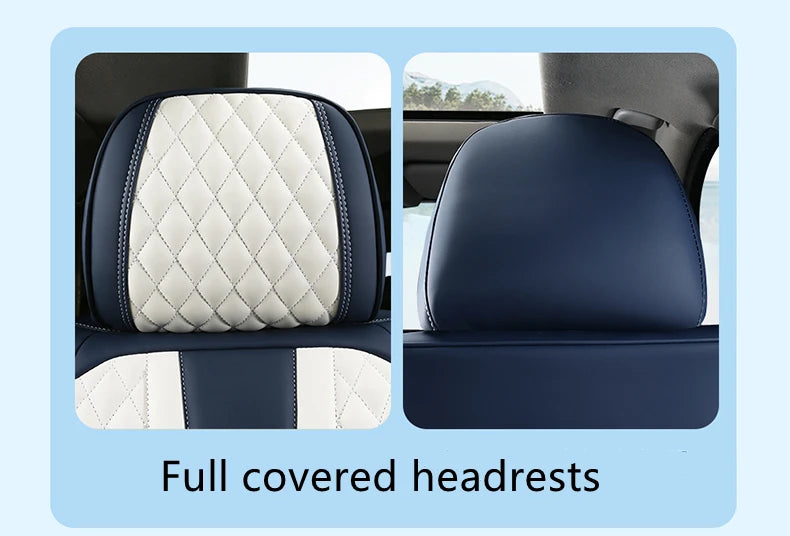 Comfort Leather Seat Cover Set - All-Season