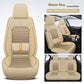 Five-Seat Nappa Leather Seat Protector Cover - All-Season