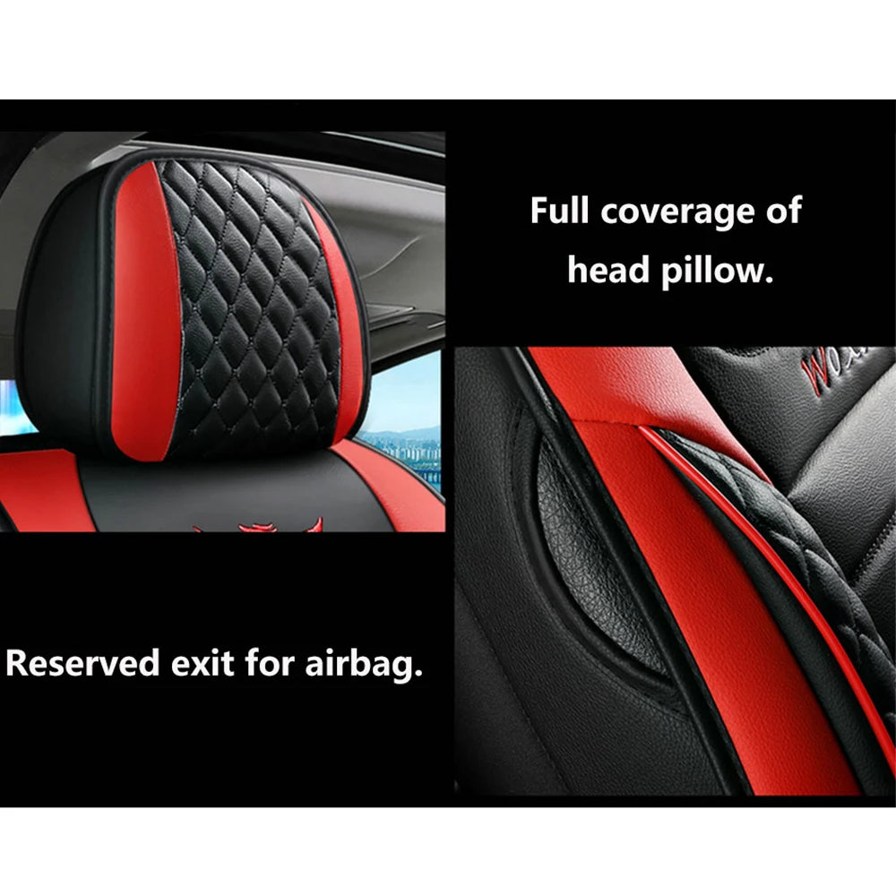 Comfort Faux Leather Seat Protector Cover - All-Season