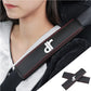 Dual Nappa Leather Seat Belt Comfort Covers
