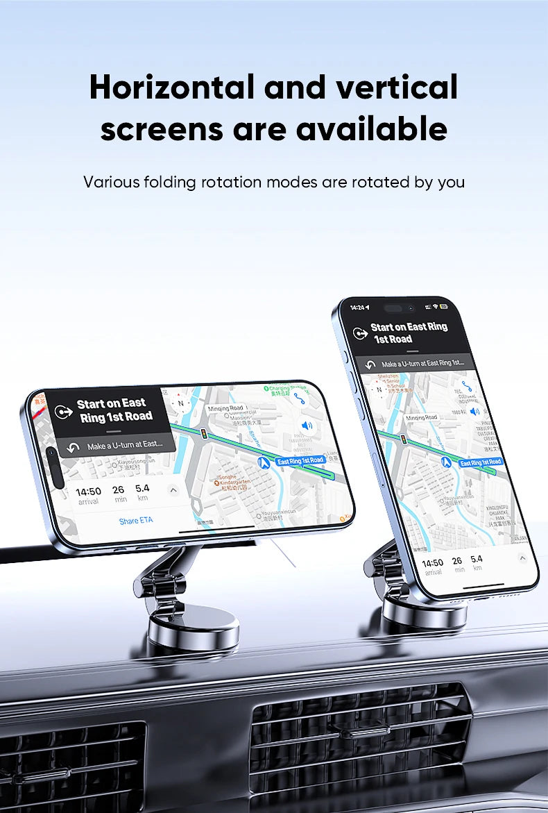 1080° Magnetic Car Phone Mount