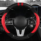 PU Leather Steering Wheel Protector - Non-Slip