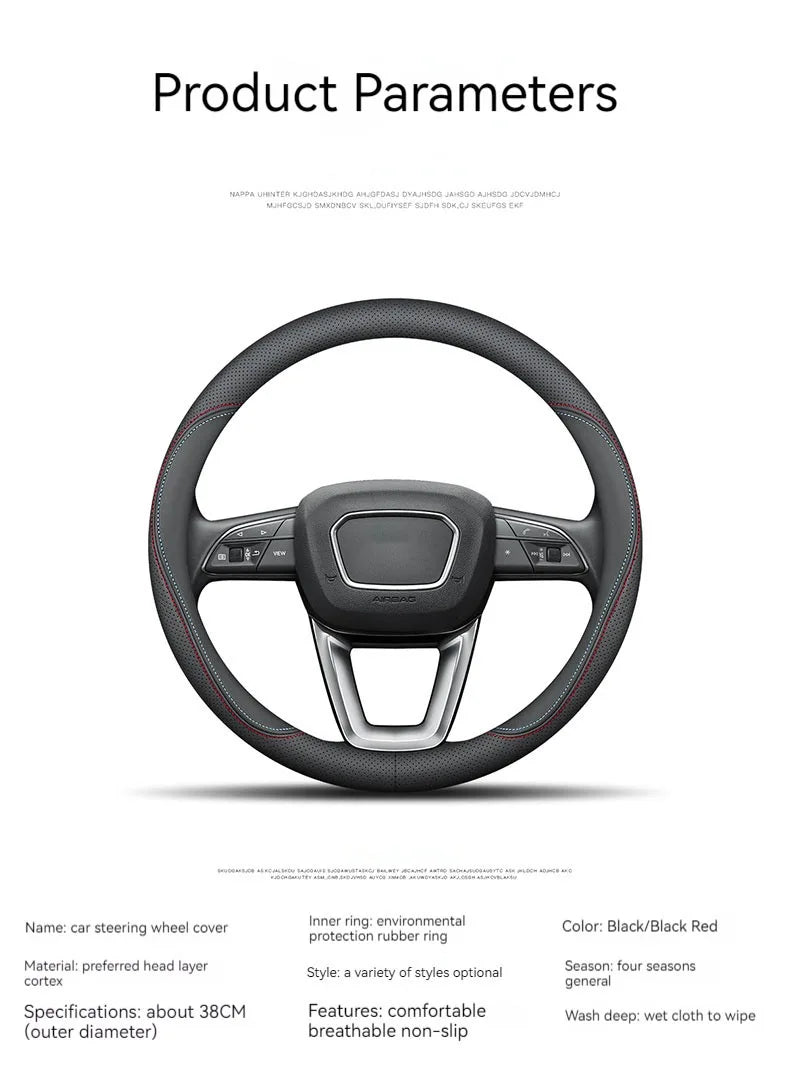 Leather Wheel Protector Cover - Non-Slip