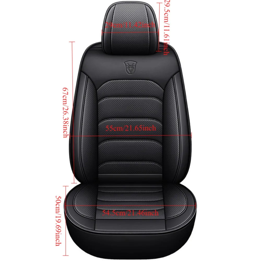 Complete PU Leather Seat Cushion Cover - All-Season