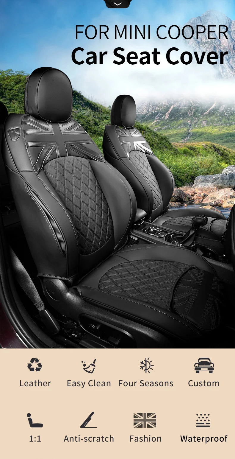 Complete Leather Seat Cover Set