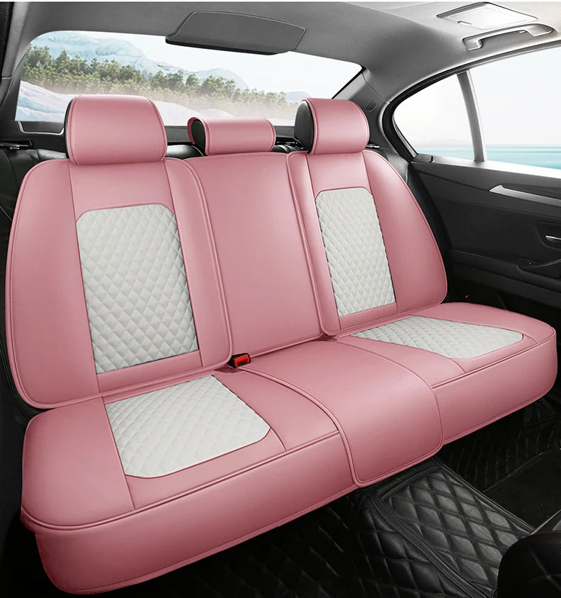 Comfort Leather Seat Cover Set - All-Season
