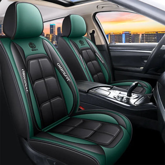 Universal Leather Car Seat Cover Set - All-Season