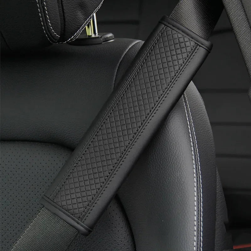 PU Leather Seat Belt Comfort Covers