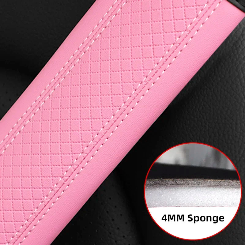PU Leather Seat Belt Comfort Covers - Urban Fit