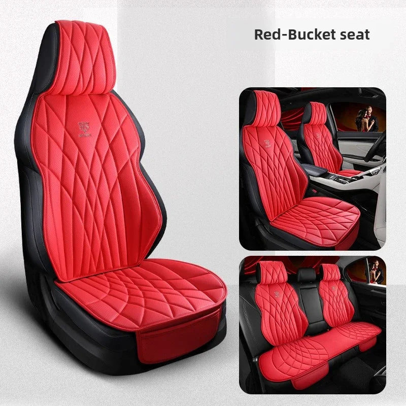 Full Set Leather Seat Protector Cover - All-Season