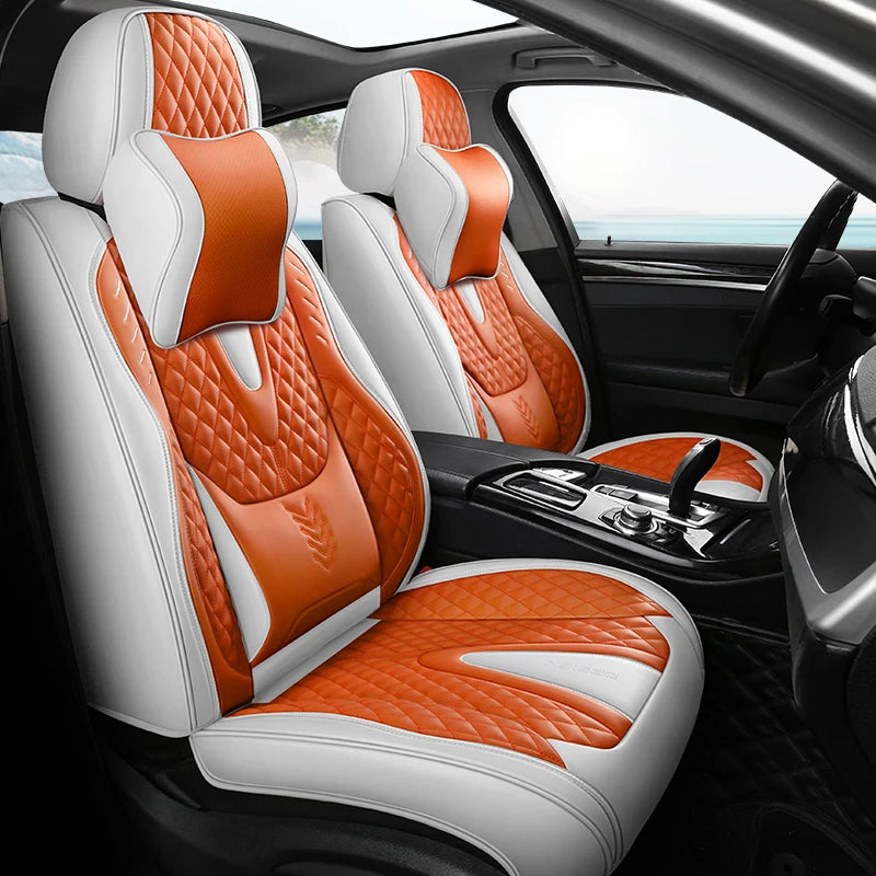 Comfort Leather Seat Cover Set - All-Season