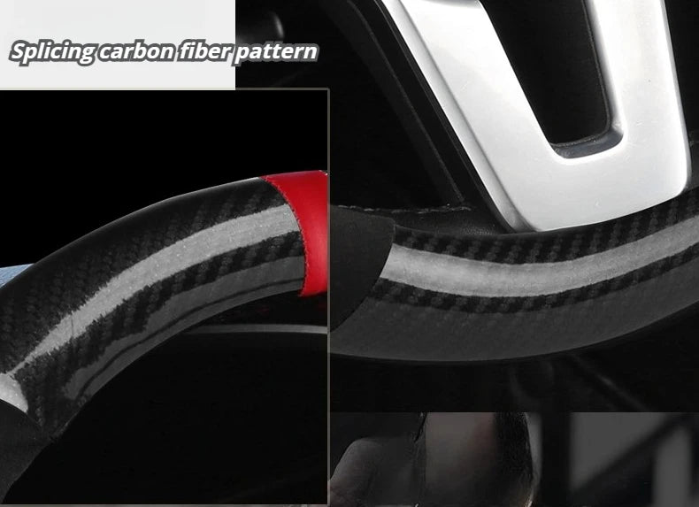 PU Leather Steering Wheel Protector - Non-Slip