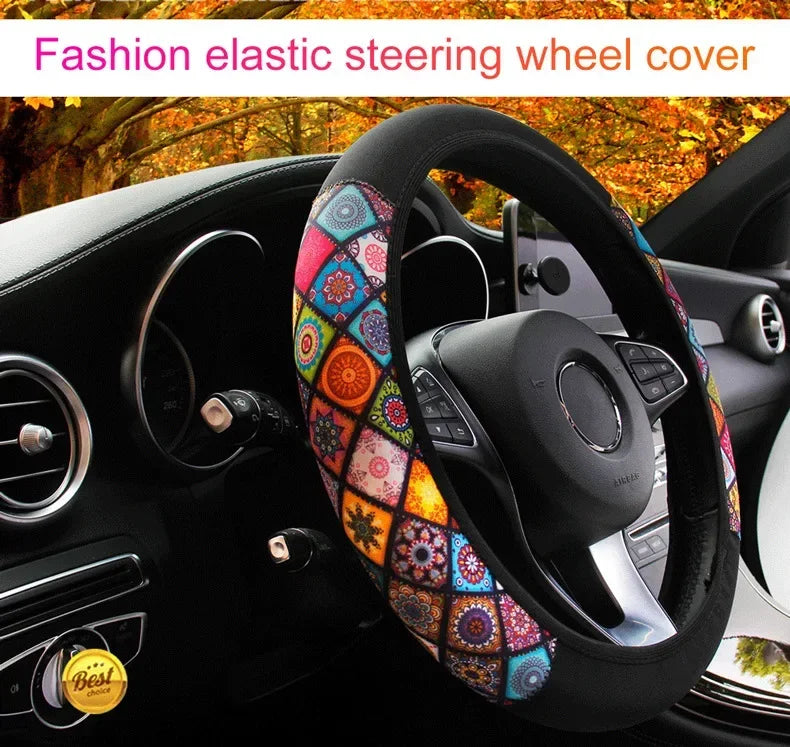 Linen Steering Wheel Wrap - Non-Slip