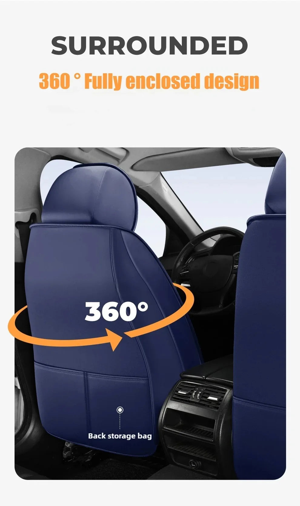 Comfort Leather Seat Cover Set - All-Season - Urban Fit