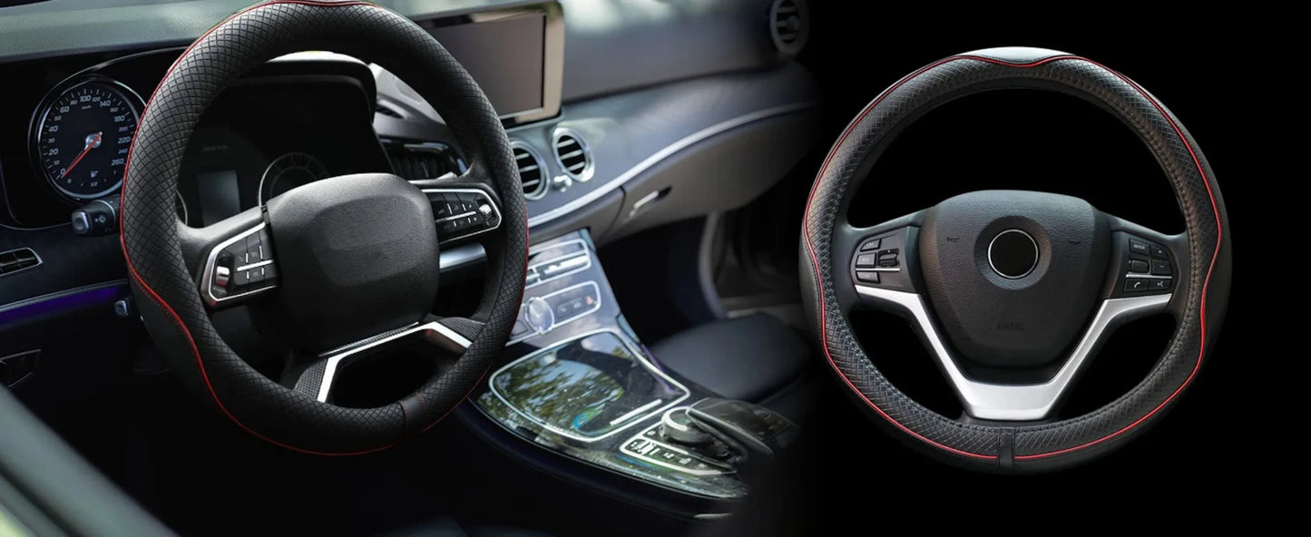 Breathable Steering Wheel Wrap - Non-Slip