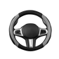 Leather Steering Wheel Wrap - Breathable