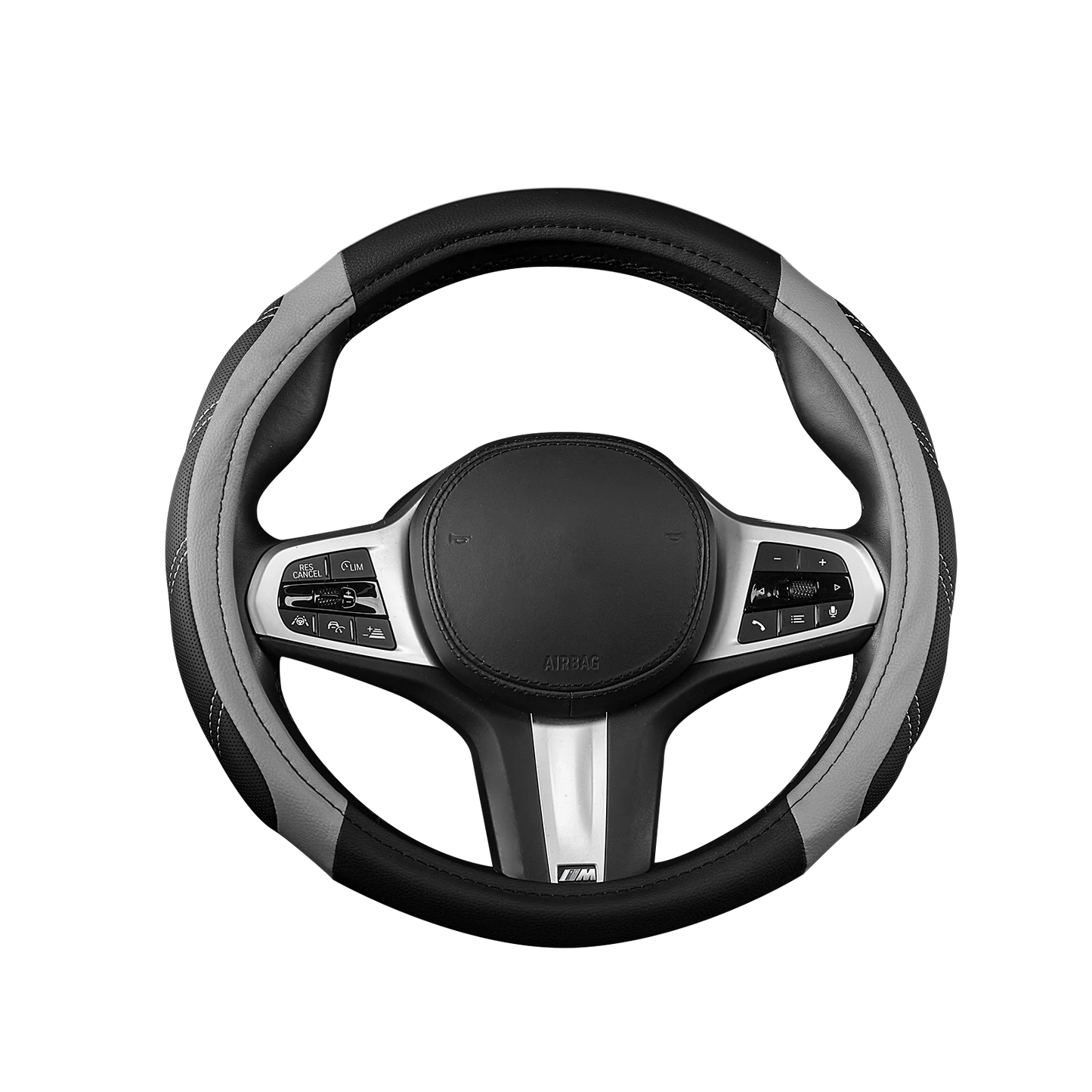 Leather Steering Wheel Wrap - Breathable