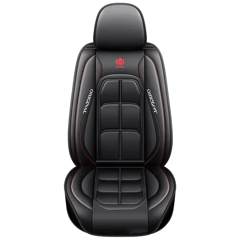 Front Row PU Leather Seat Cushion Cover - All-Season