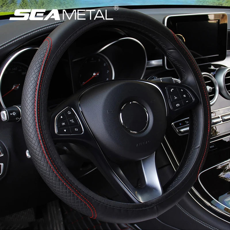 Leather Steering Wheel Protector - Non-Slip - Everyday Edition