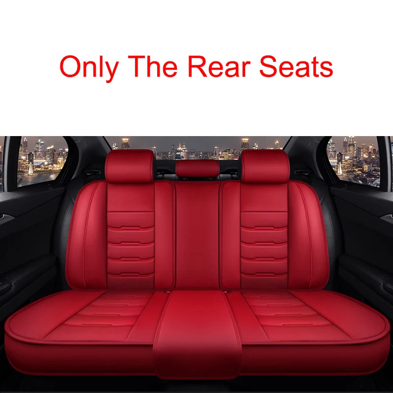 Comfort PU Leather Seat Cover Set - All-Season