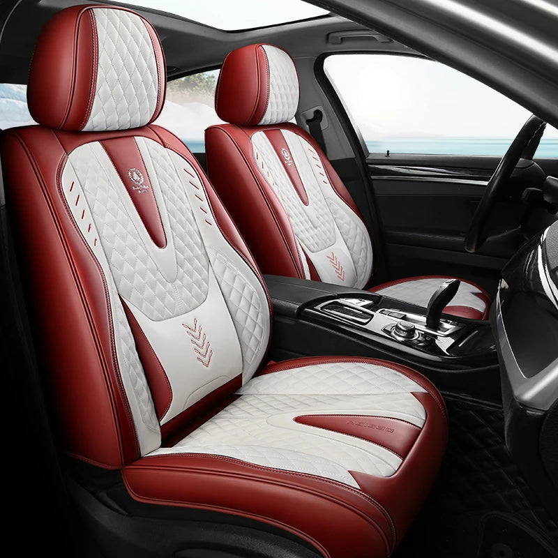 Comfort Leather Seat Cover Set - All-Season