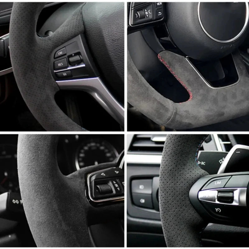 Leather Steering Wheel Protector - All-Season