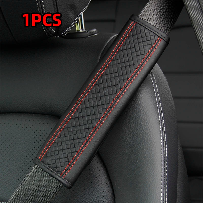 PU Leather Seat Belt Strap Protectors