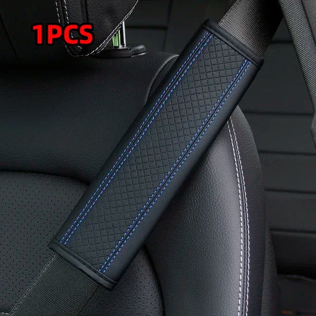 PU Leather Seat Belt Comfort Covers - Urban Fit