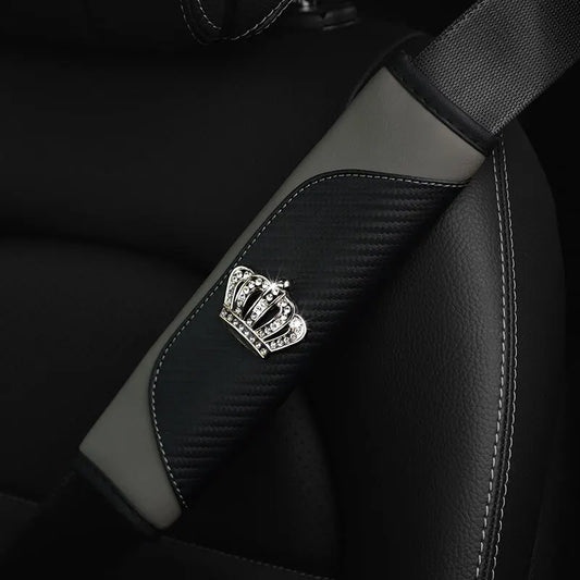 Diamond Accent Seat Belt Shoulder Pads