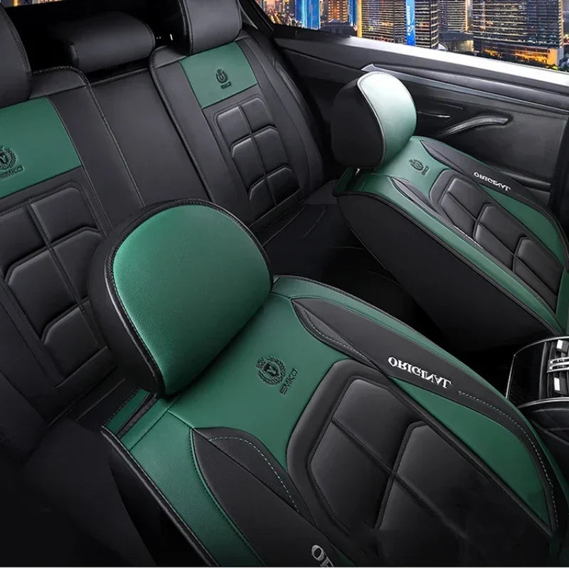 Front Row PU Leather Seat Cushion Cover - All-Season