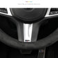 Suede Steering Wheel Cover - Non-Slip