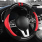PU Leather Steering Wheel Protector - Non-Slip