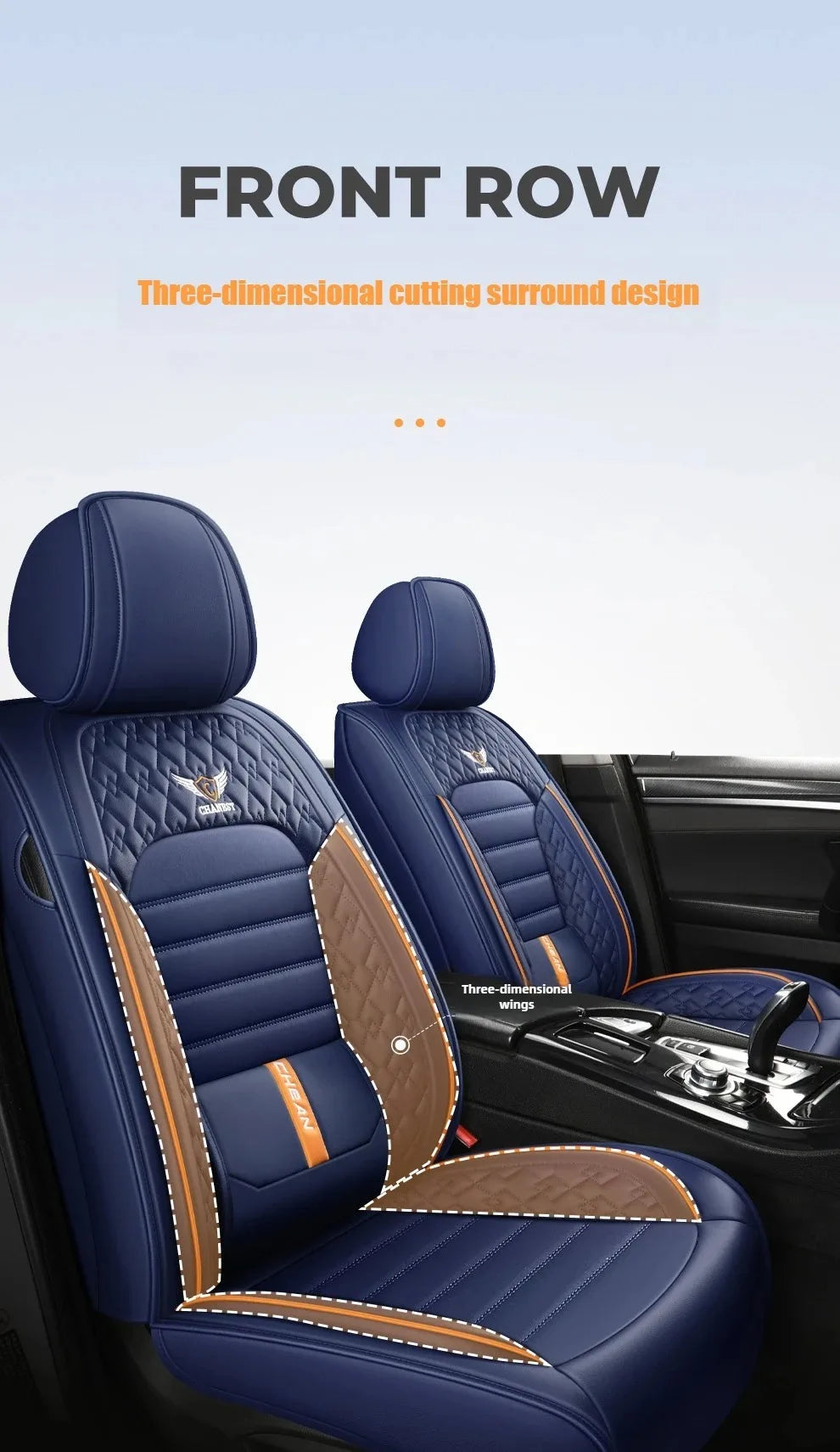 Comfort Leather Seat Cover Set - All-Season - Urban Fit