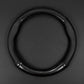 Leather Steering Wheel Wrap - Non-Slip