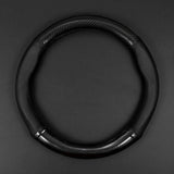 Leather Steering Wheel Wrap - Non-Slip