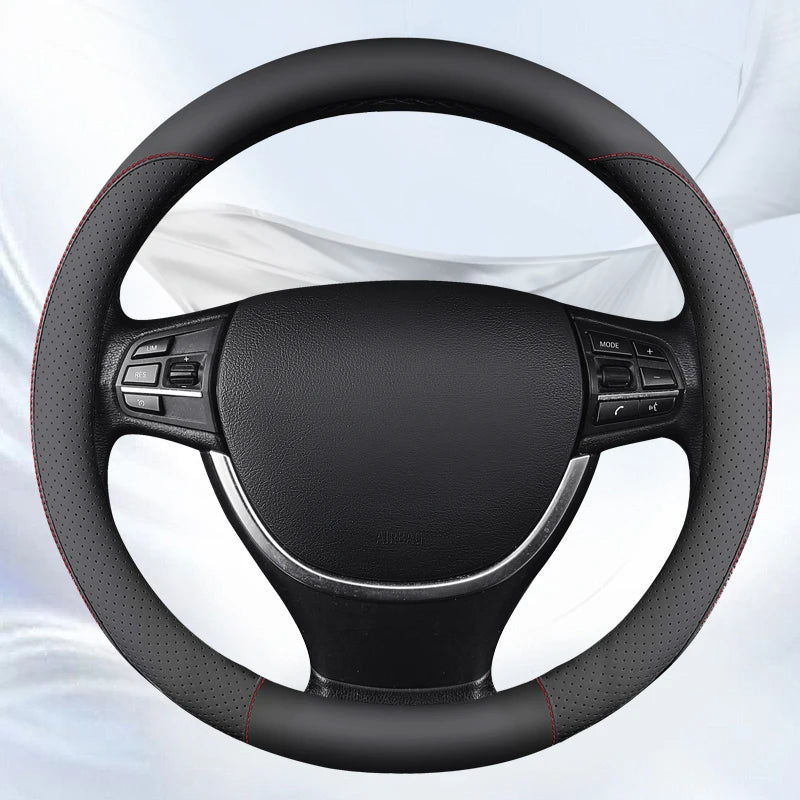 Leather Steering Wheel Protector - Non-Slip