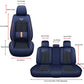 Five-Seat Nappa Leather Seat Protector Cover - All-Season