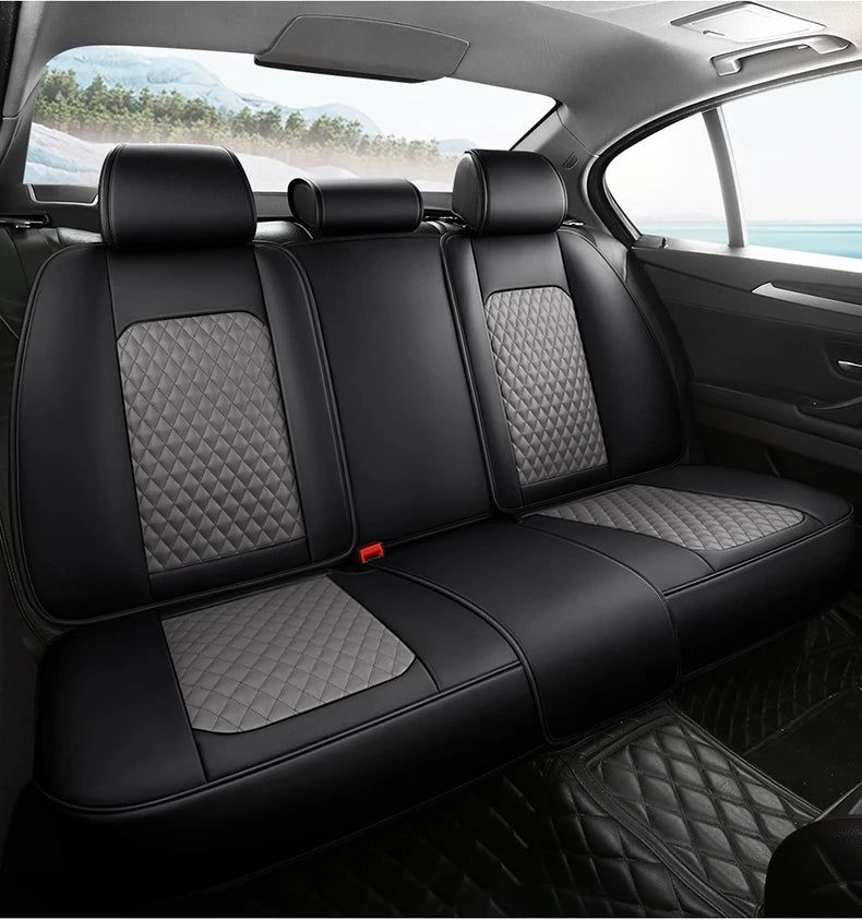 Comfort Leather Seat Cover Set - All-Season