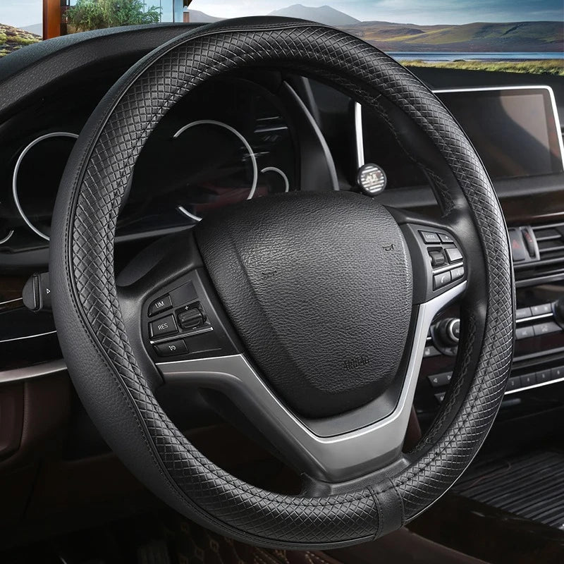 Breathable Steering Wheel Wrap - Non-Slip
