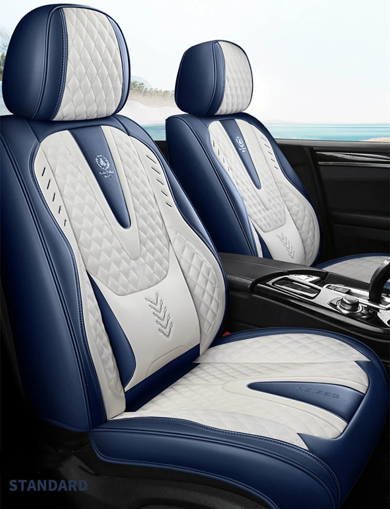 Comfort Leather Seat Cover Set - All-Season