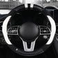 PU Leather Steering Wheel Protector - Non-Slip