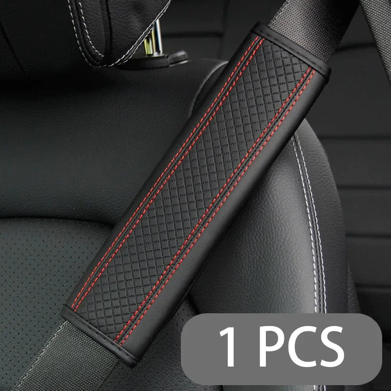 PU Leather Seat Belt Comfort Covers
