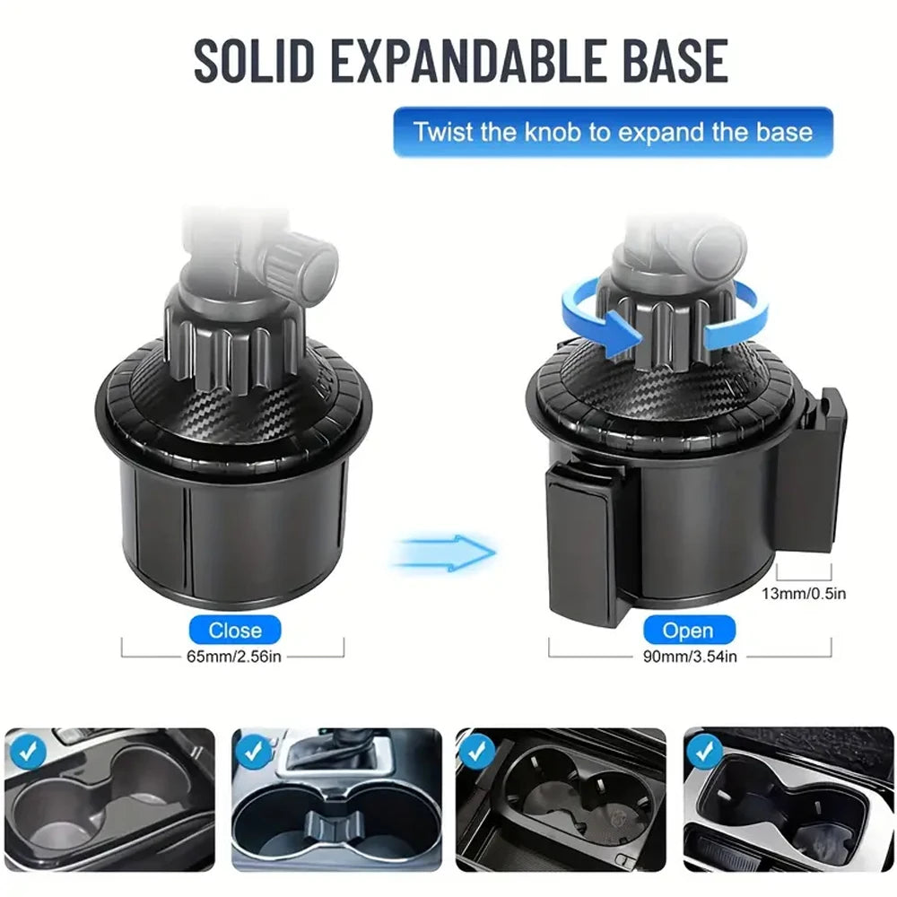 360° Magnetic Phone Mount for Cup Holder