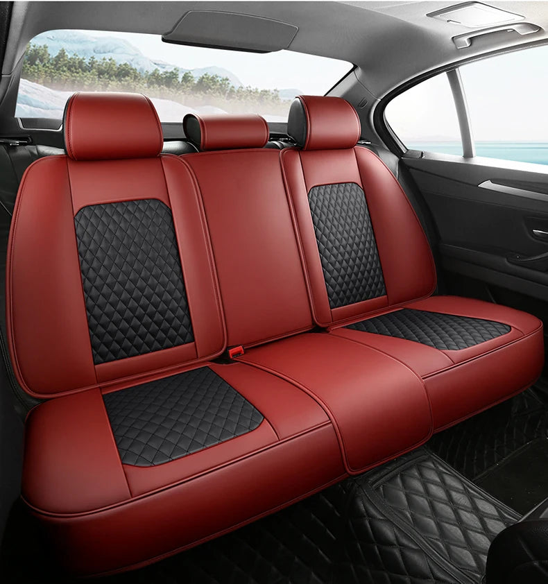 Comfort Leather Seat Cover Set - All-Season
