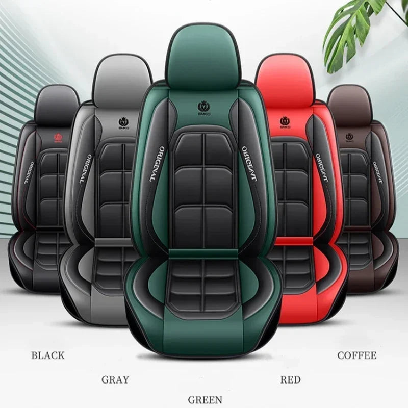 Front Row PU Leather Seat Cushion Cover - All-Season