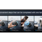 360° Snap-On Foldable Phone Mount for Dashboard with Secure Hold
