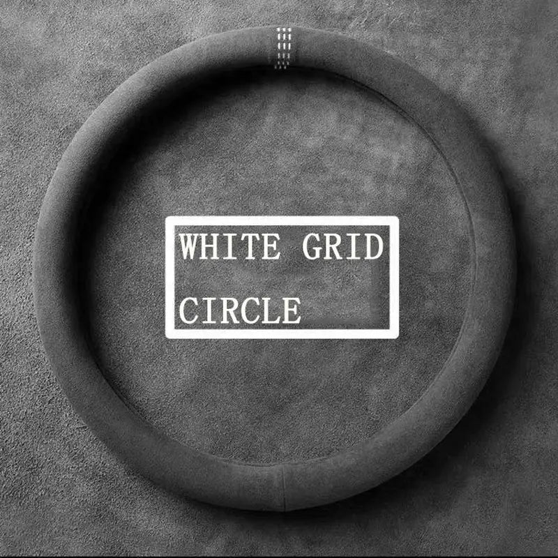 Suede Steering Wheel Cover - Non-Slip