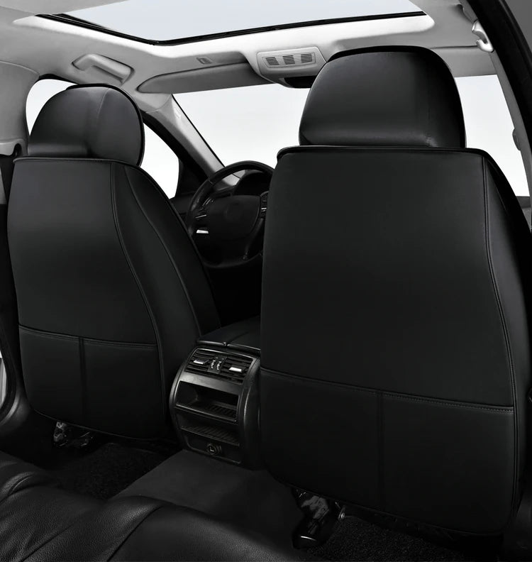 Five-Seat Nappa Leather Seat Protector Cover - All-Season